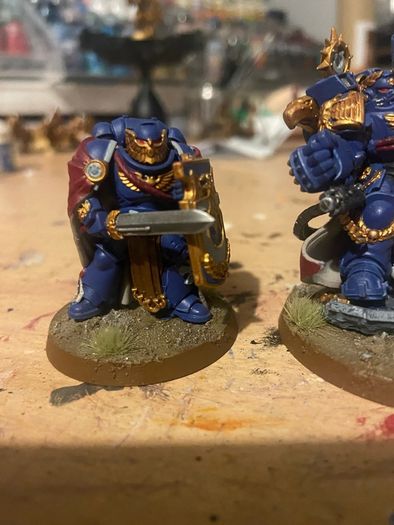 Warhammer 40k Marneus Calgar and Victrix Guard