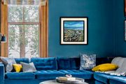 Dublin City and Bay view I, original painting by artist Helen Mathews