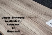Driftwood laminated click flooring