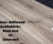 Driftwood laminated click flooring