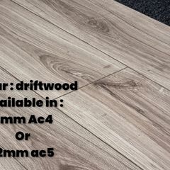 Driftwood laminated click flooring