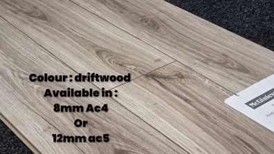 Driftwood laminated click flooring