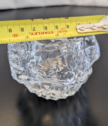 Vintage Galway Irish Crystal 24% Lead Crystal Votive Candle Holder