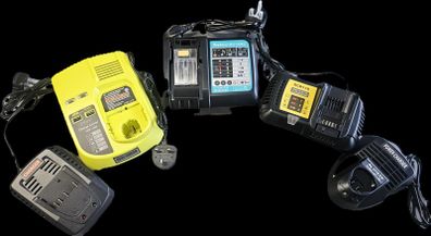 Drill battery chargers