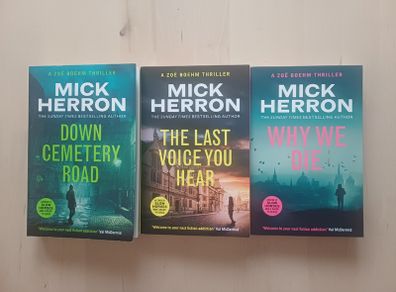 Down Cemetery Road Books x 3 by Mick Herron (Apple TV Crime Thriller Fiction Paperbacks 2025)