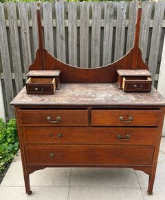 1930s wooden dresser