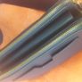 Brand new navy leather handbag Image 3