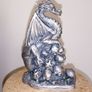 Metal Figure With Crystal - The Dragon Of The Sculls - No Box Image 4