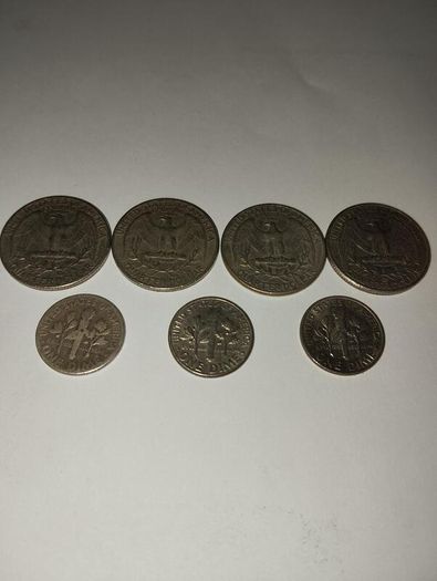 USA coins 1947 to 1980