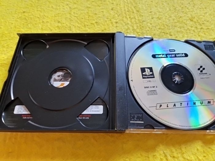 Metal Gear Solid PlayStation1 Ps1 PlayStation2 Ps2 Games Original