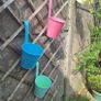 3 Colorful Metal Hanging Flower Pots Image 2