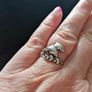 Stg Silver Dolphin Ring Image 5