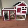 Two male rabbits and hutch's free to good home Image 3