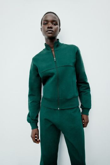 Zara zip sweatshirt