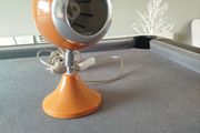 Retro Orange Eyeball Desk Lamp Marks &amp; Spencer Space Age Style