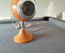 Retro Orange Eyeball Desk Lamp Marks & Spencer Space Age Style