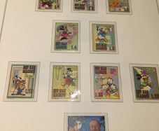 San Marino Stamp Collection with Marini folder