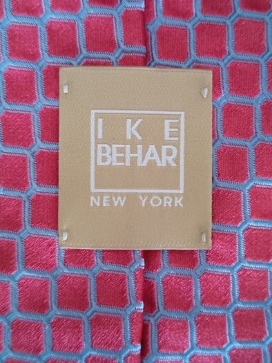Ike Behar handmade silk designer tie made in the USA and in very good condition with no issues FREE STANDARD POSTAGE INCLUDED