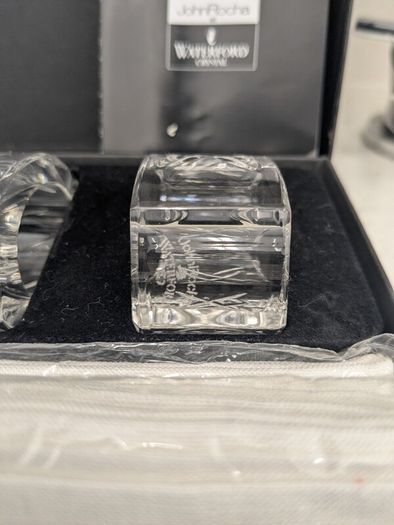 Waterfod crystal by John Rocha napkin holders