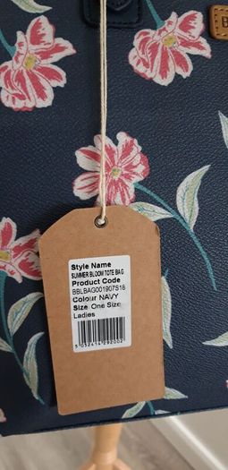 Brakeburn New Navy Summer Bloom Tote Bag