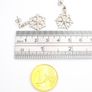 Sterling Silver Bead Design Drop Earrings Image 7