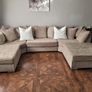 Ushape Scatter & Fullback Cushions Sofa Image 2
