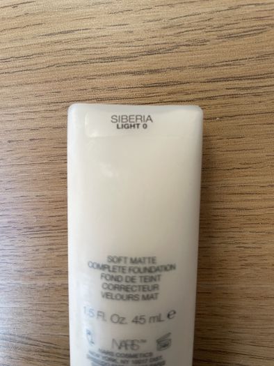 NARS Soft Matte foundation in Siberia (Light 0)