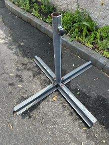 Umbrella with stands and weights