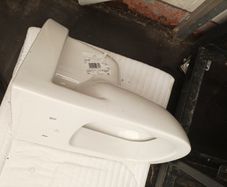 wall hung toilet complete with frame