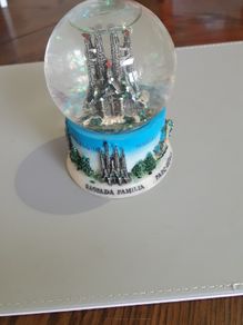 Glitter globe Barcelona