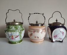 Very old biscuits barrels