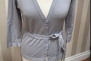 cardigan Bnwt monsoon cardigan size 12 grey with tie belt
