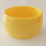 Yellow Plastic 80's Style Bangle Image 2