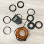 SHOOT SL 103C Macro Ring Flash Light LED GN15 6800K Diameter 52 55 58 62 67 72 77mm Adapter Ring Image 2