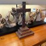 Antique Wooden Crucifix Image 2