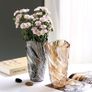 Brand New Glass Flower Vase, 24cm Tall Modern Minimalist Glass Vase Morden Crystal Decorative Handmade Flower Vase. Image 4