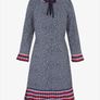 Boden 'Lara' pleat-trimmed dress Image 2