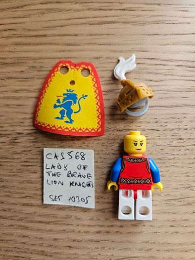 lego cas568 lady of the brave lion knights, set 10305