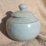 A studio pottery vase with its lid (excellent condition, no damage). Image 4