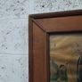 Antique Pine Frame Religious Icon Picture Image 5