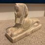 Vintage Hand Carved Figurine of the Great Sphinx of Giza Image 2