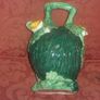 antiques majolia water jug in the shape of a mellan Image 3
