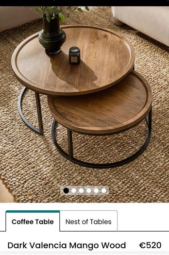 round coffee table
