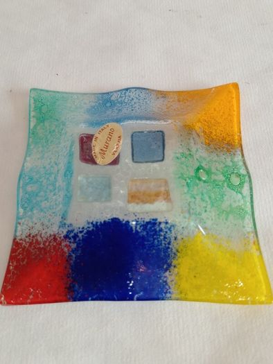 Murano Fused Glass Pin Dish
