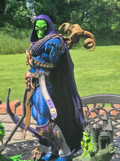 skeletor 3d printed and painted