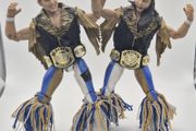 AEW Young Bucks (Matt and Nick Jackson) Wrestling Figures (with Belts)