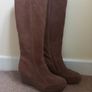 Suede long boots Image 2