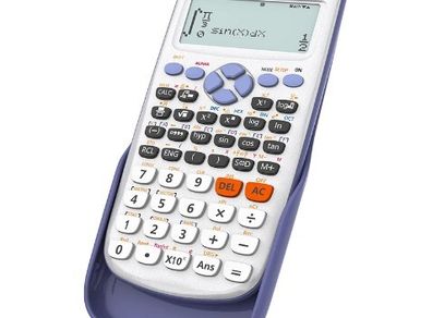 Scientific Calculator 417 Function 2 Line 10+2 Digits Written Display Solar Scientific Calculator