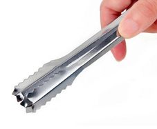 lot of 3 metal tongs ideal for sweets, candy carts, wedding bar, bbq, ice tong. 14.5 cm / 5.7 inches tong