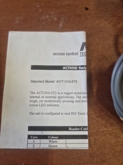 Act 1010 swipe card reader